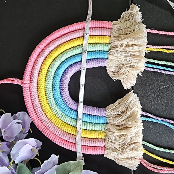 Rainbow Girls Hair Accessory Wall Hanging Decor New in Pkg - Picture 7 of 8